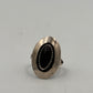 Sterling Silber Ring mit Onyx Stein