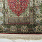 Orientteppich handgeknüpft Hereke 125x78 cm Seide auf Seide