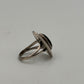 Sterling Silber Ring mit Onyx Stein