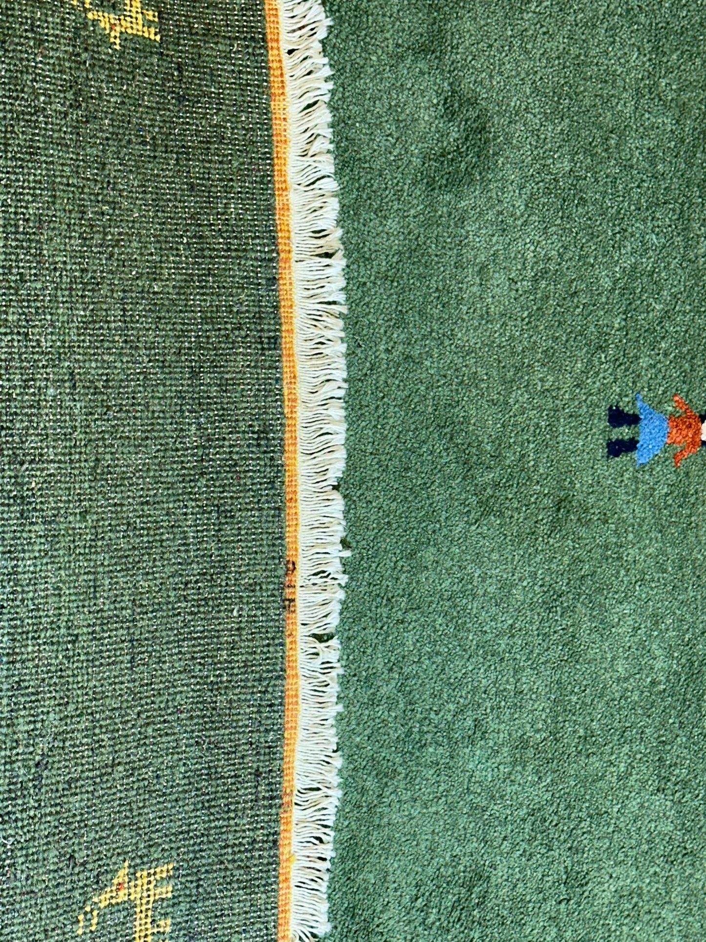 Gabbeh Orientteppich handgeknüpft Indian 160x90 cm
