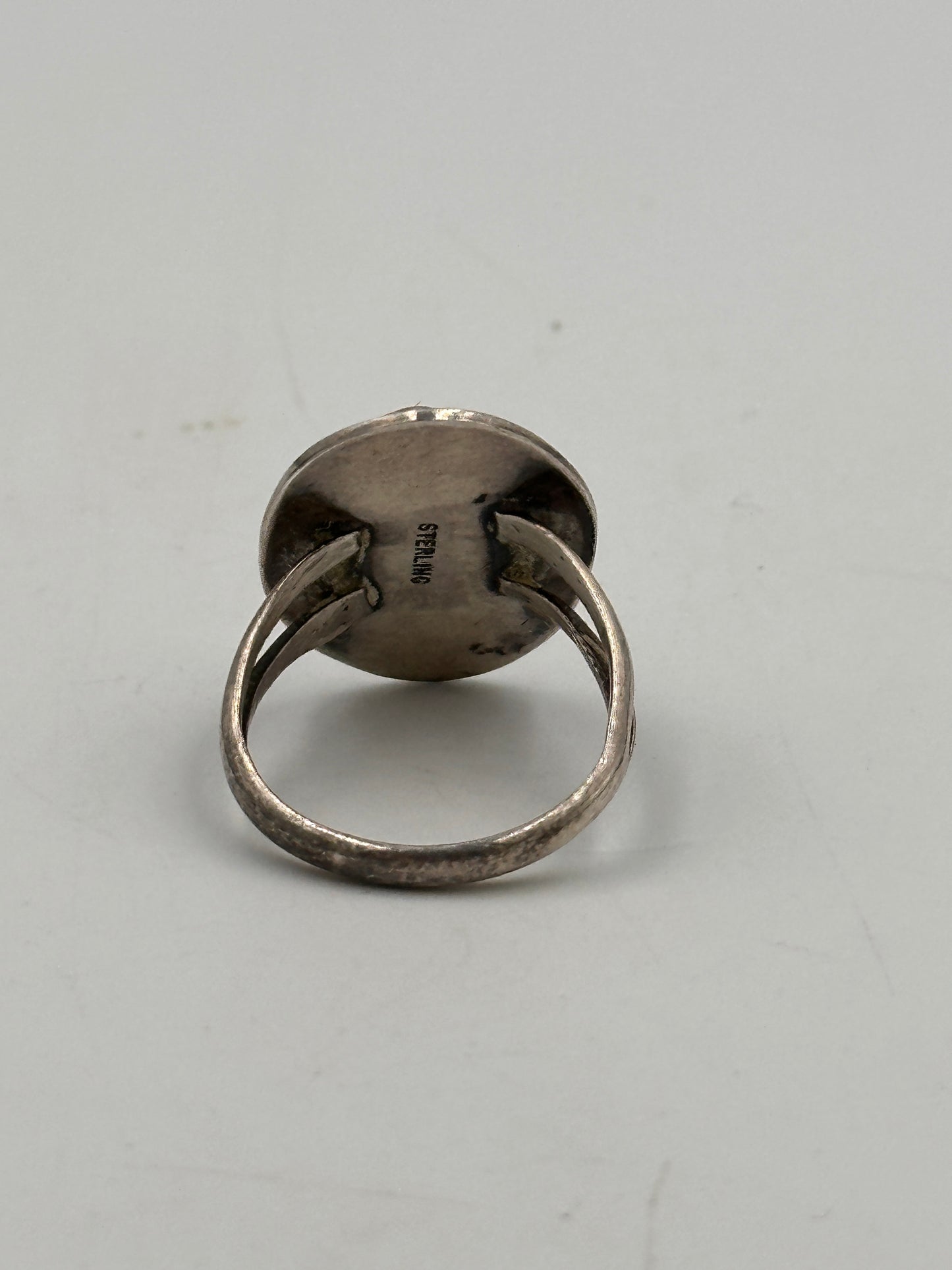 Sterling Silber Ring mit Onyx Stein