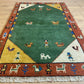 Gabbeh Orientteppich handgeknüpft Indian 160x94 cm