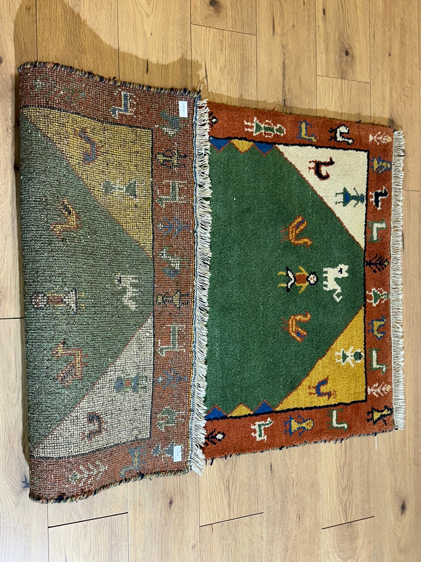 Gabbeh Orientteppich handgeknüpft Indian 160x94 cm