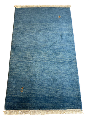 Gabbeh Orientteppich handgeknüpft Indian 162x90 cm