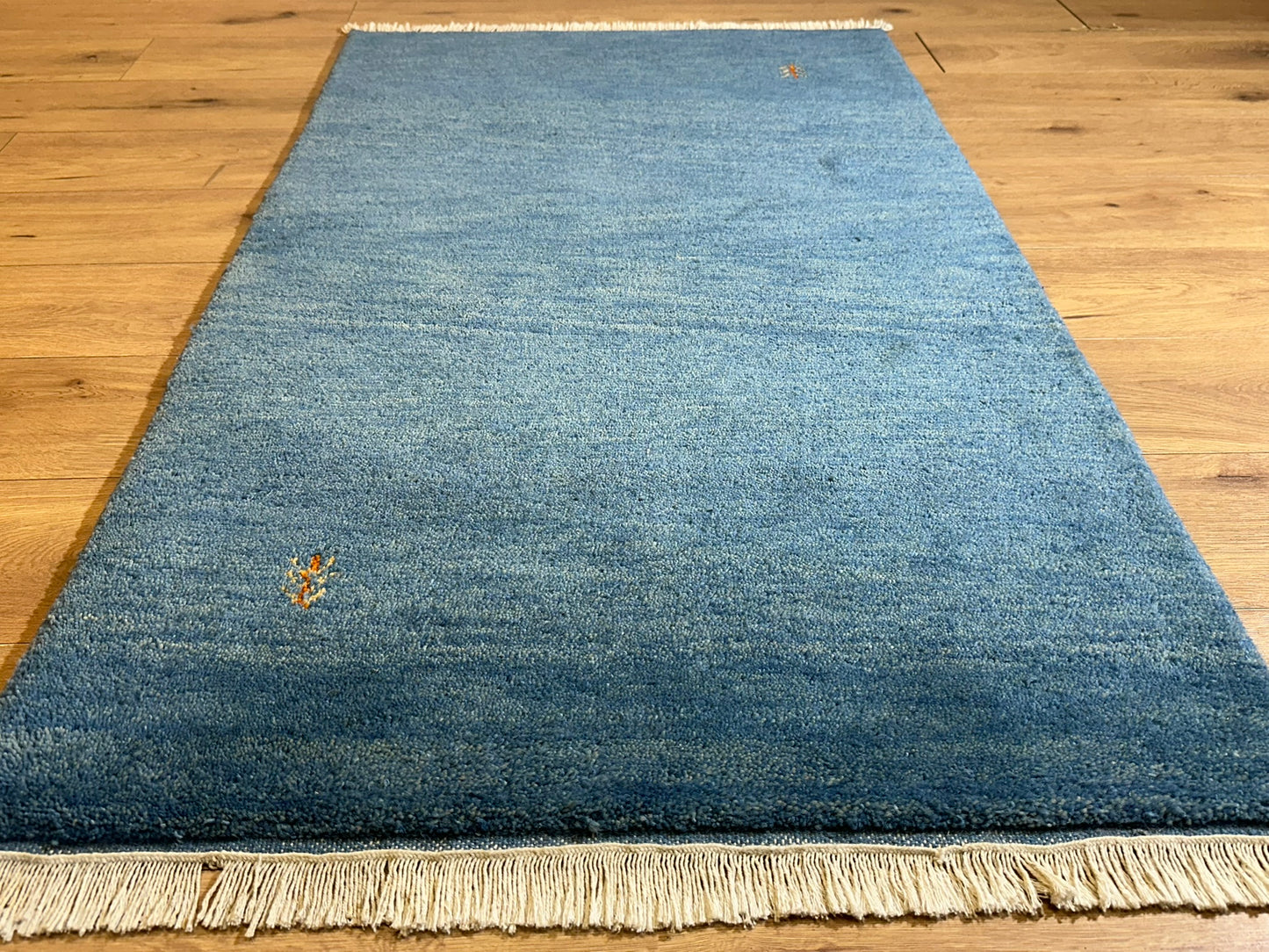 Gabbeh Orientteppich handgeknüpft Indian 162x90 cm