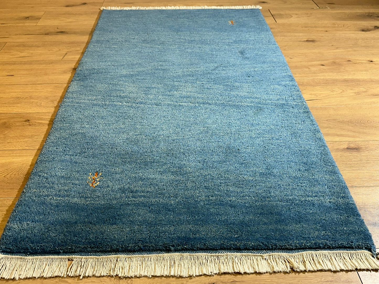 Gabbeh Orientteppich handgeknüpft Indian 162x90 cm