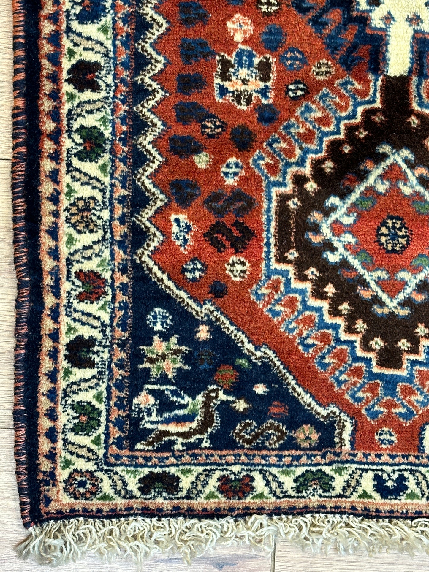 Handgeknüpfter Perser Orientteppich Yalameh 91x55 cm