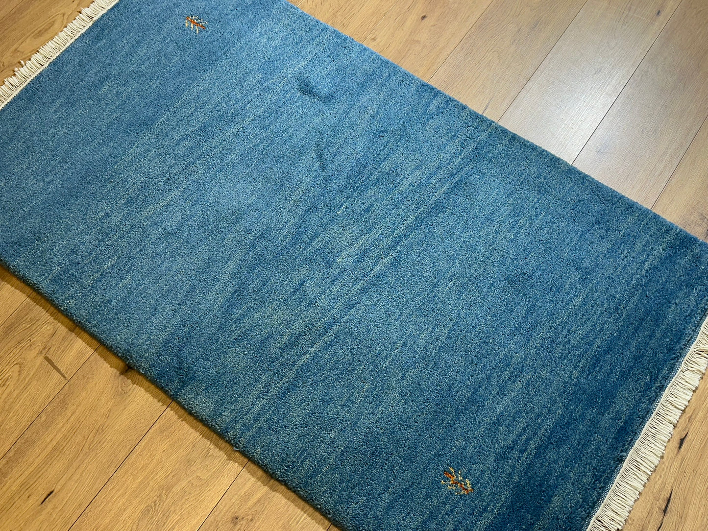Gabbeh Orientteppich handgeknüpft Indian 162x90 cm