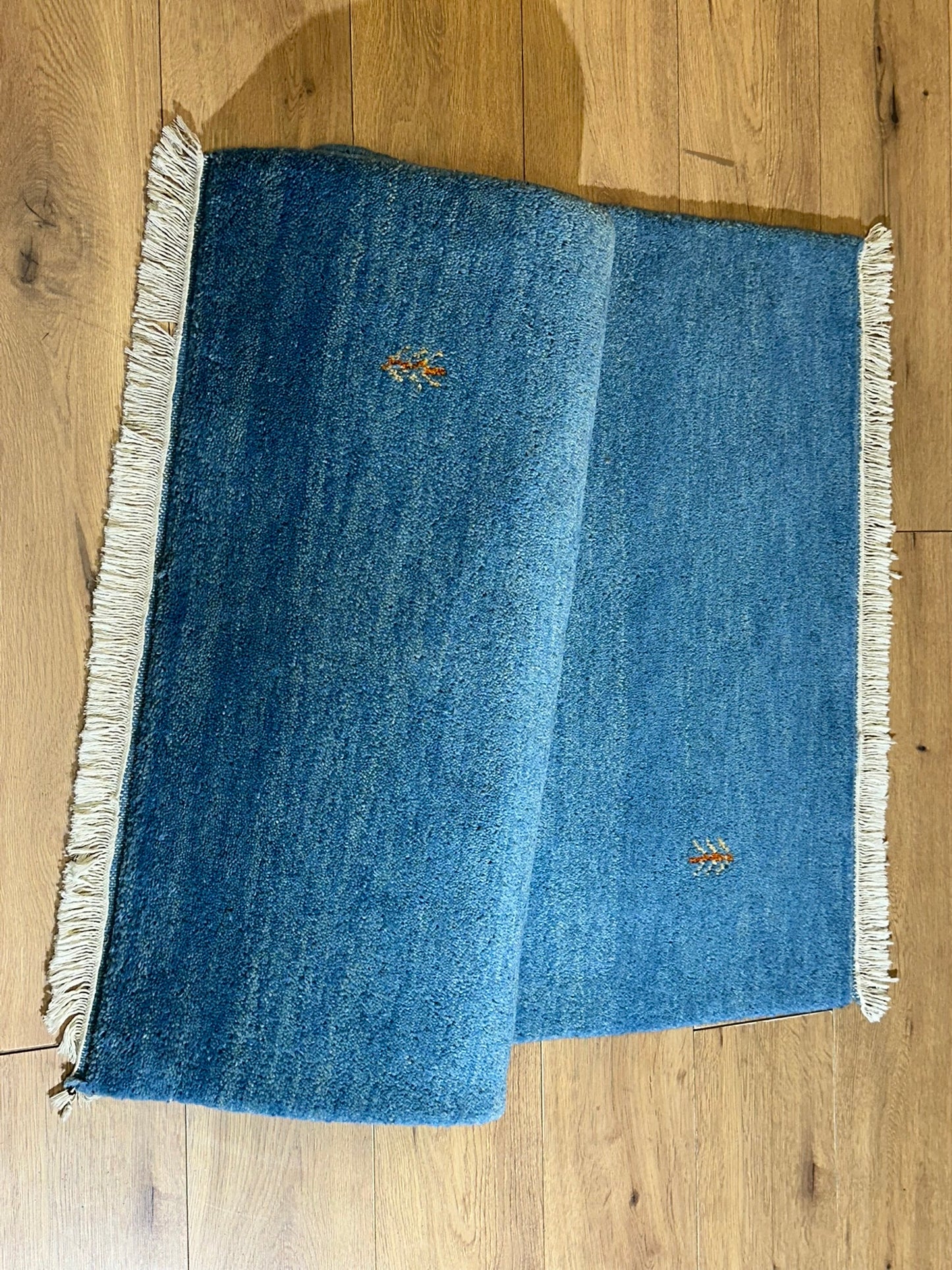 Gabbeh Orientteppich handgeknüpft Indian 162x90 cm
