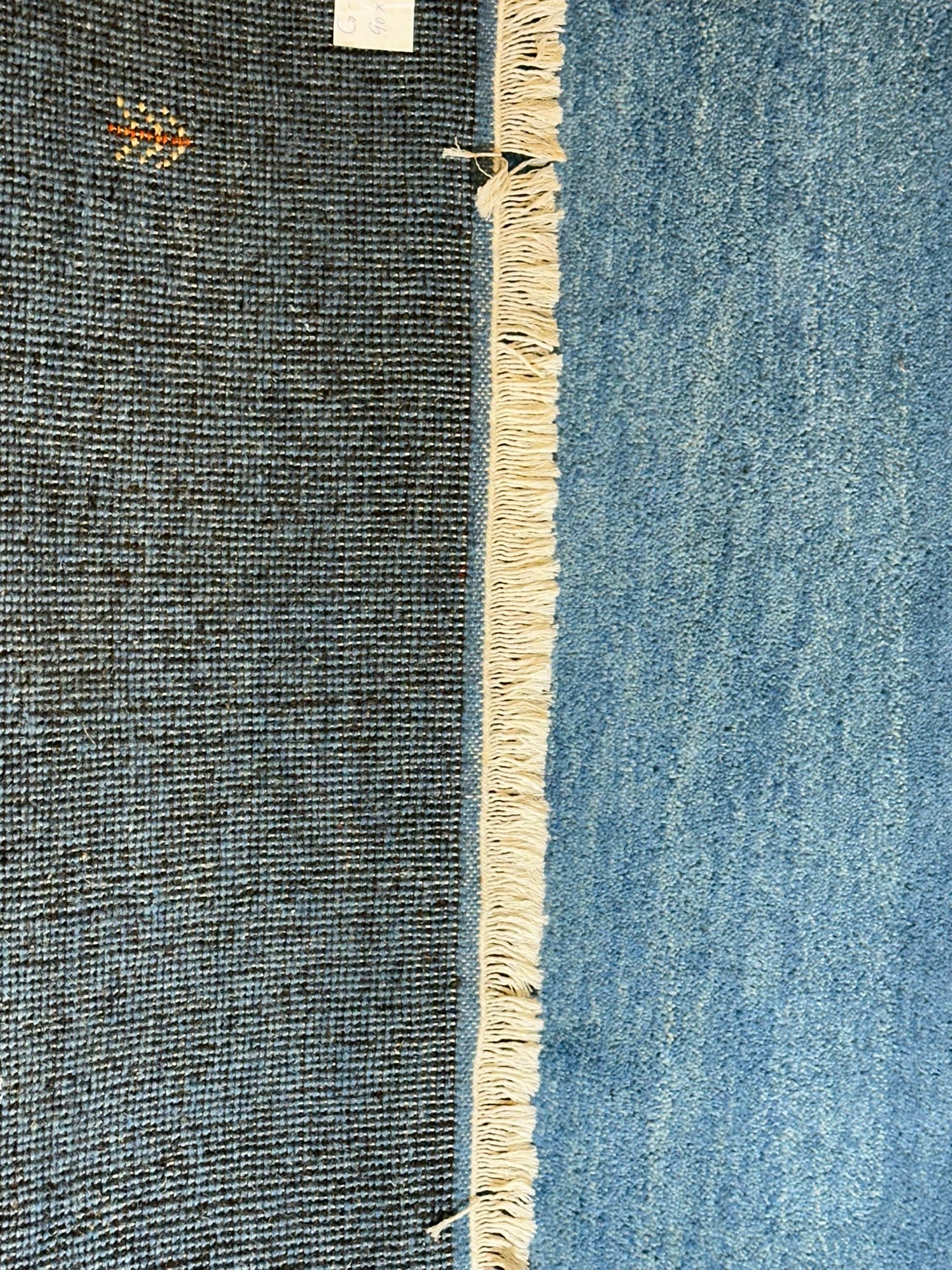 Gabbeh Orientteppich handgeknüpft Indian 162x90 cm