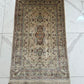 Orientteppich handgeknüpft Hereke 127x77 cm Seide auf Seide