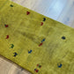 Orientteppich handgeknüpft Gabbeh Indian 140x72 cm