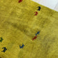 Orientteppich handgeknüpft Gabbeh Indian 140x72 cm