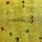 Orientteppich handgeknüpft Gabbeh Indian 140x72 cm