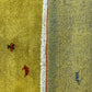 Orientteppich handgeknüpft Gabbeh Indian 140x72 cm