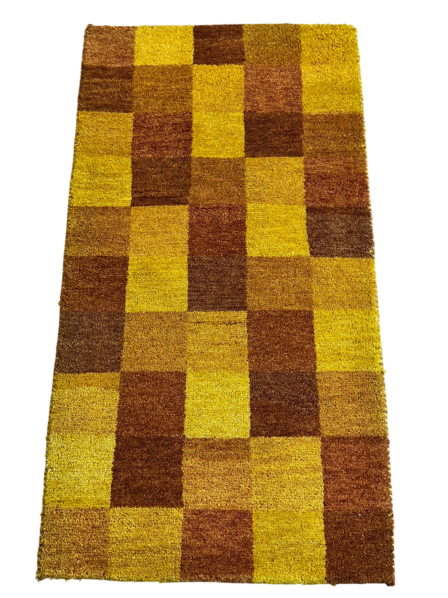 Gabbeh Orientteppich handgeknüpft Indian 140x70 cm