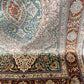 Orientteppich handgeknüpft Hereke 145x85 cm Seide auf Seide
