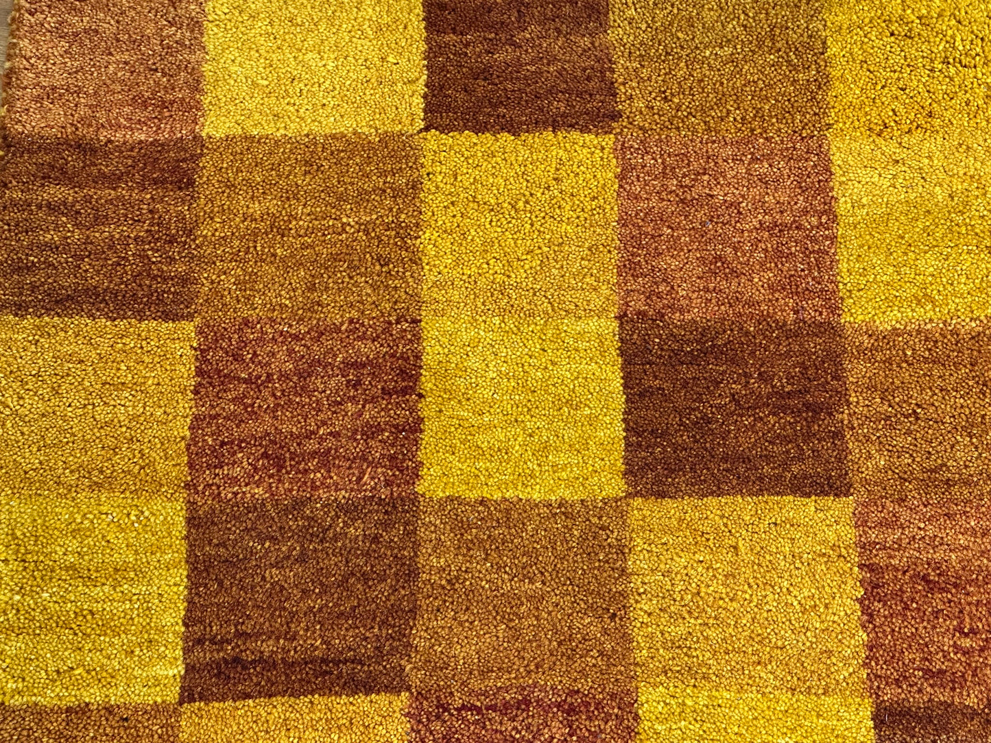 Gabbeh Orientteppich handgeknüpft Indian 140x70 cm