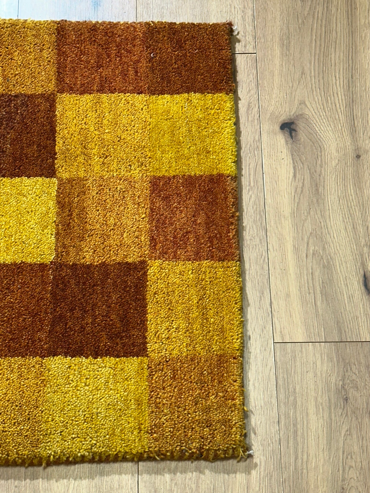 Gabbeh Orientteppich handgeknüpft Indian 140x70 cm