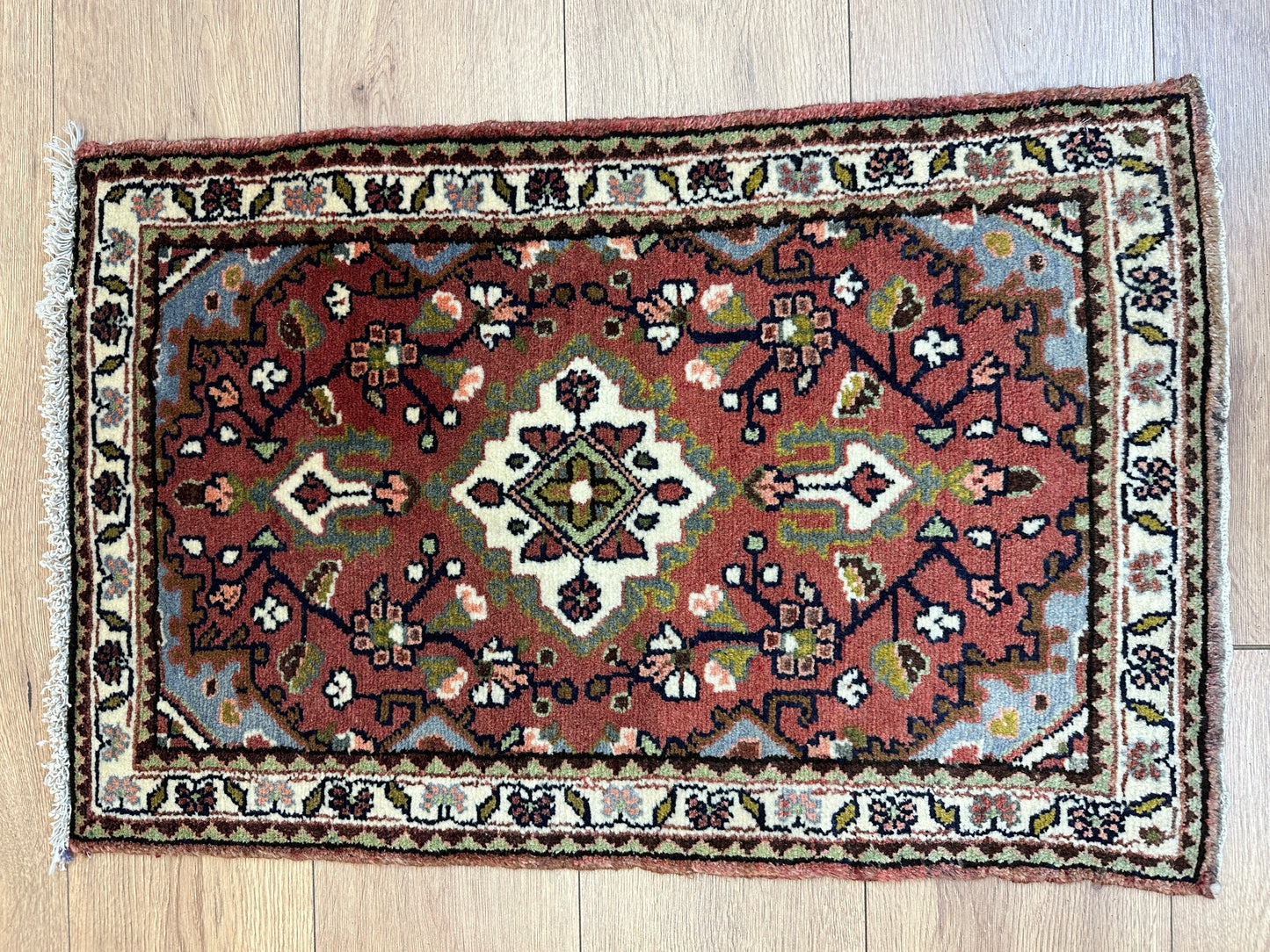 Handgeknüpfter Perser Orientteppich Malayer 80x52 cm