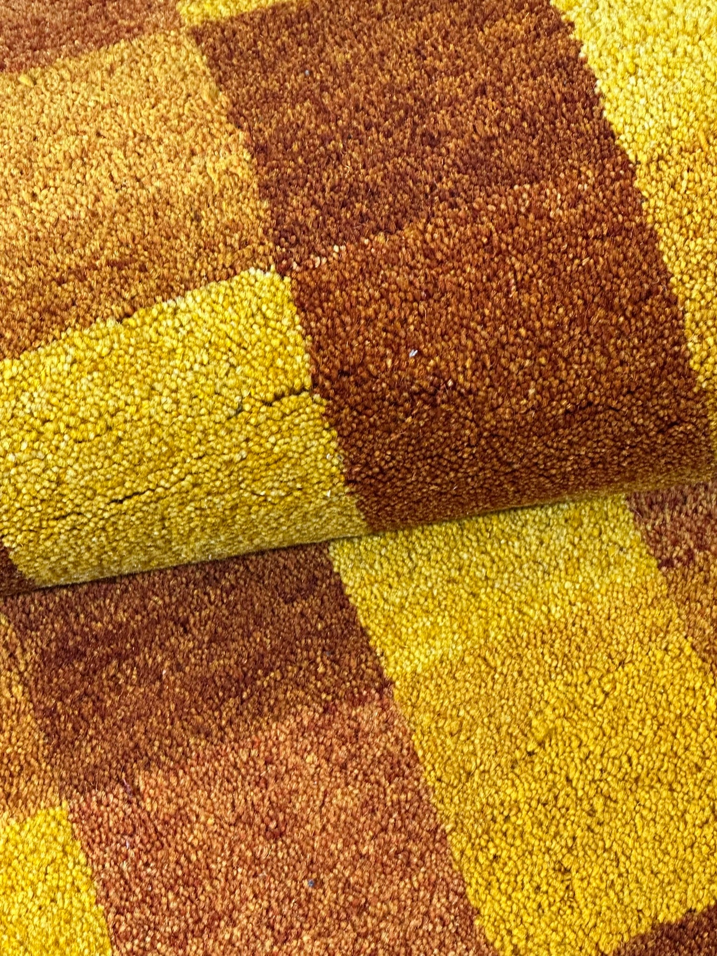 Gabbeh Orientteppich handgeknüpft Indian 140x70 cm