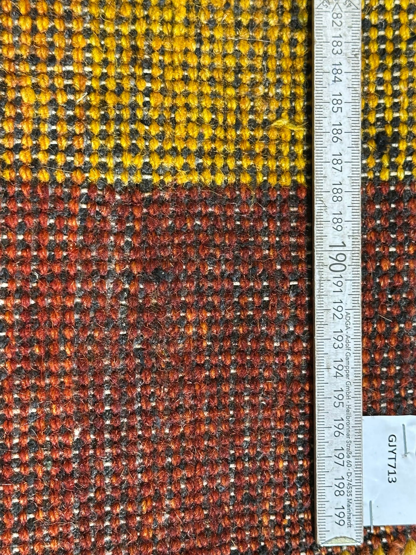 Gabbeh Orientteppich handgeknüpft Indian 140x70 cm