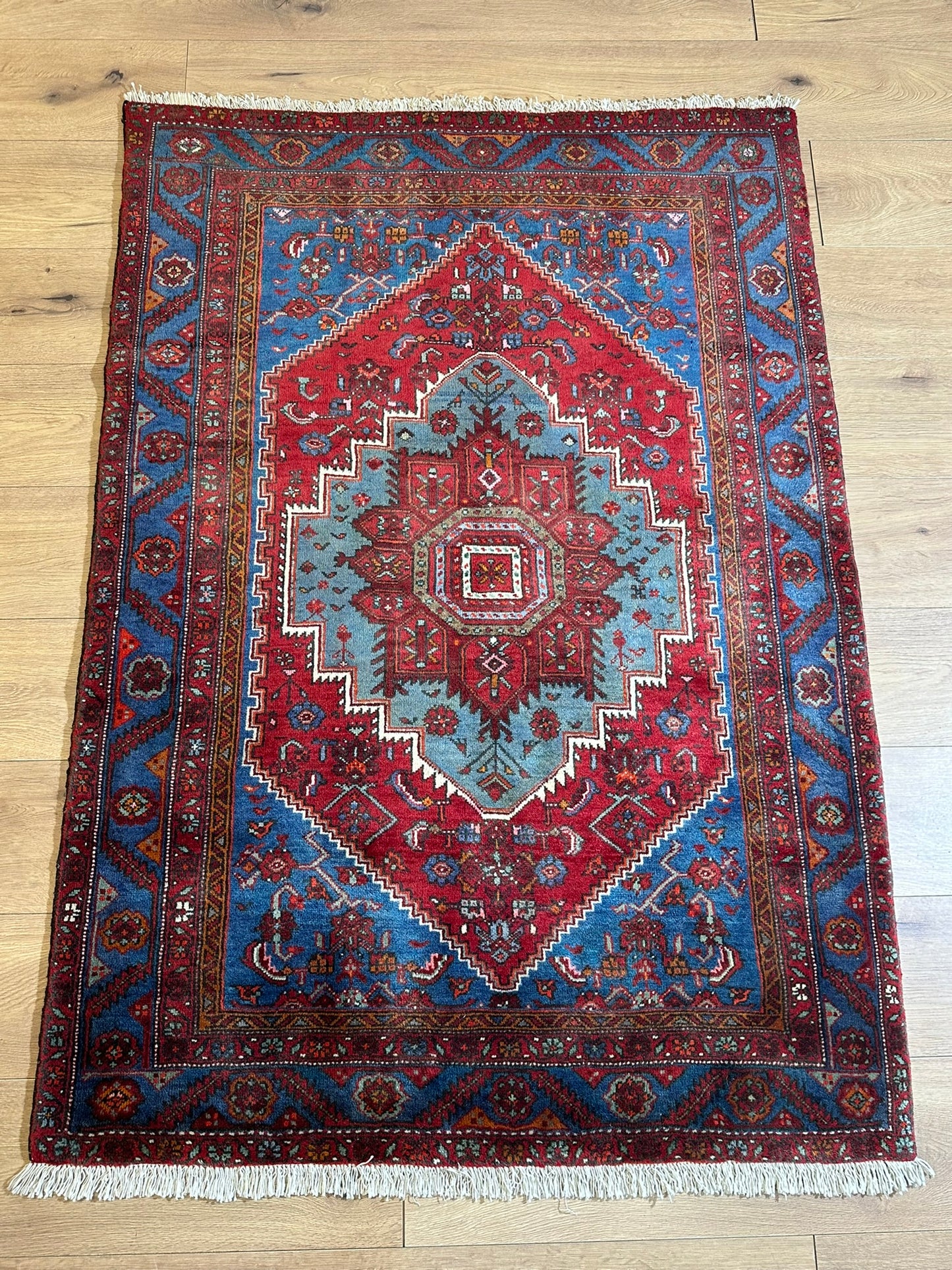 Orientteppich handgeknüpft Bidjar 152x107 cm