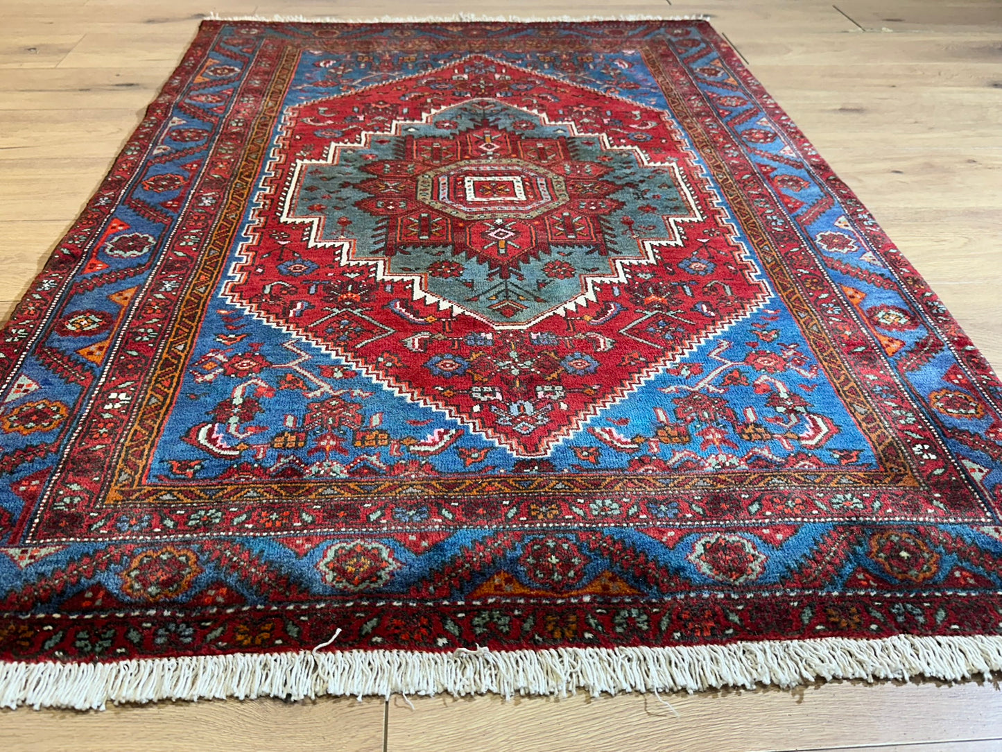 Orientteppich handgeknüpft Bidjar 152x107 cm