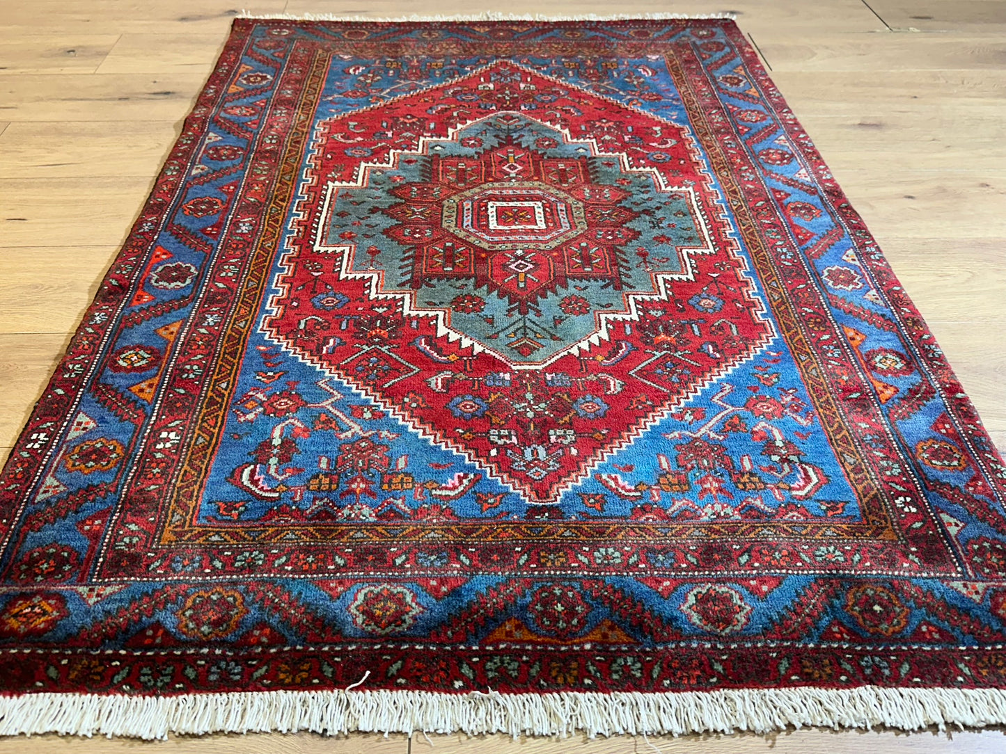 Orientteppich handgeknüpft Bidjar 152x107 cm