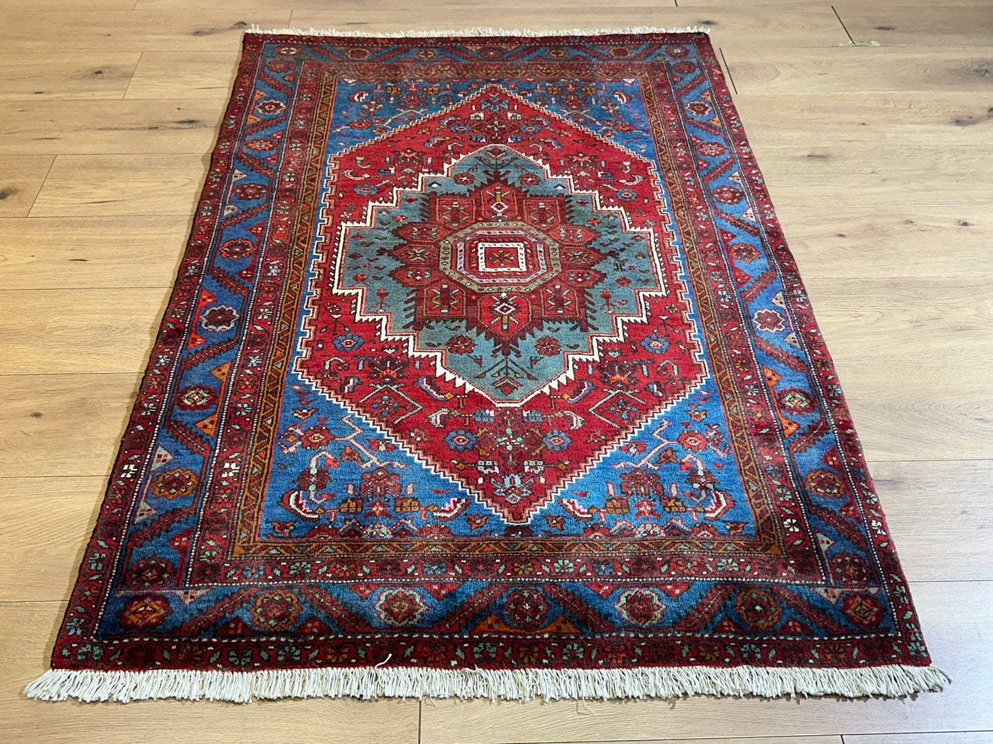 Orientteppich handgeknüpft Bidjar 152x107 cm