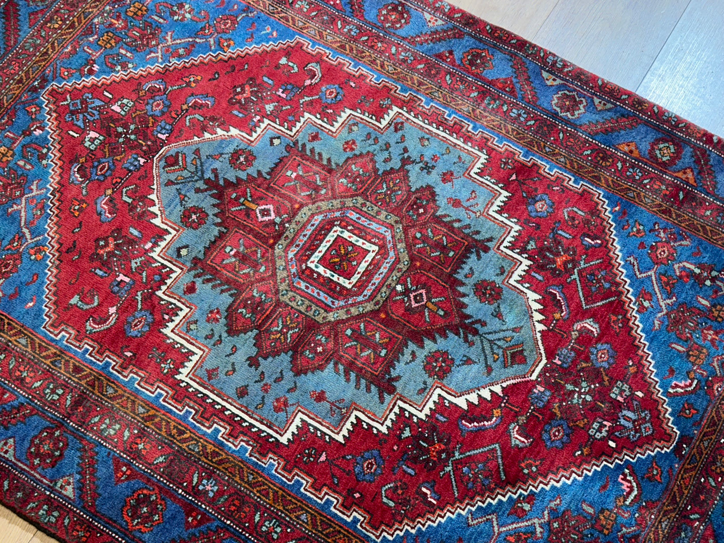 Orientteppich handgeknüpft Bidjar 152x107 cm