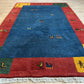 Gabbeh Orientteppich handgeknüpft Indian 182x125 cm