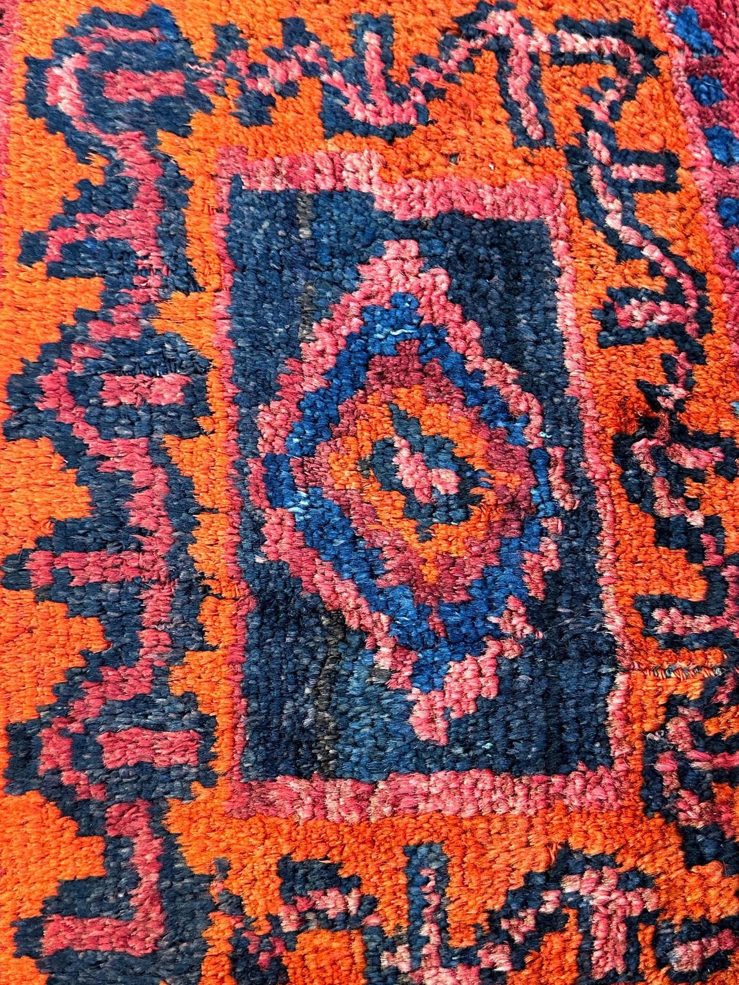 Handgeknüpfter Perser Orientteppich Poschti 44x49 cm