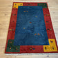 Gabbeh Orientteppich handgeknüpft Indian 182x125 cm