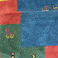 Gabbeh Orientteppich handgeknüpft Indian 182x125 cm