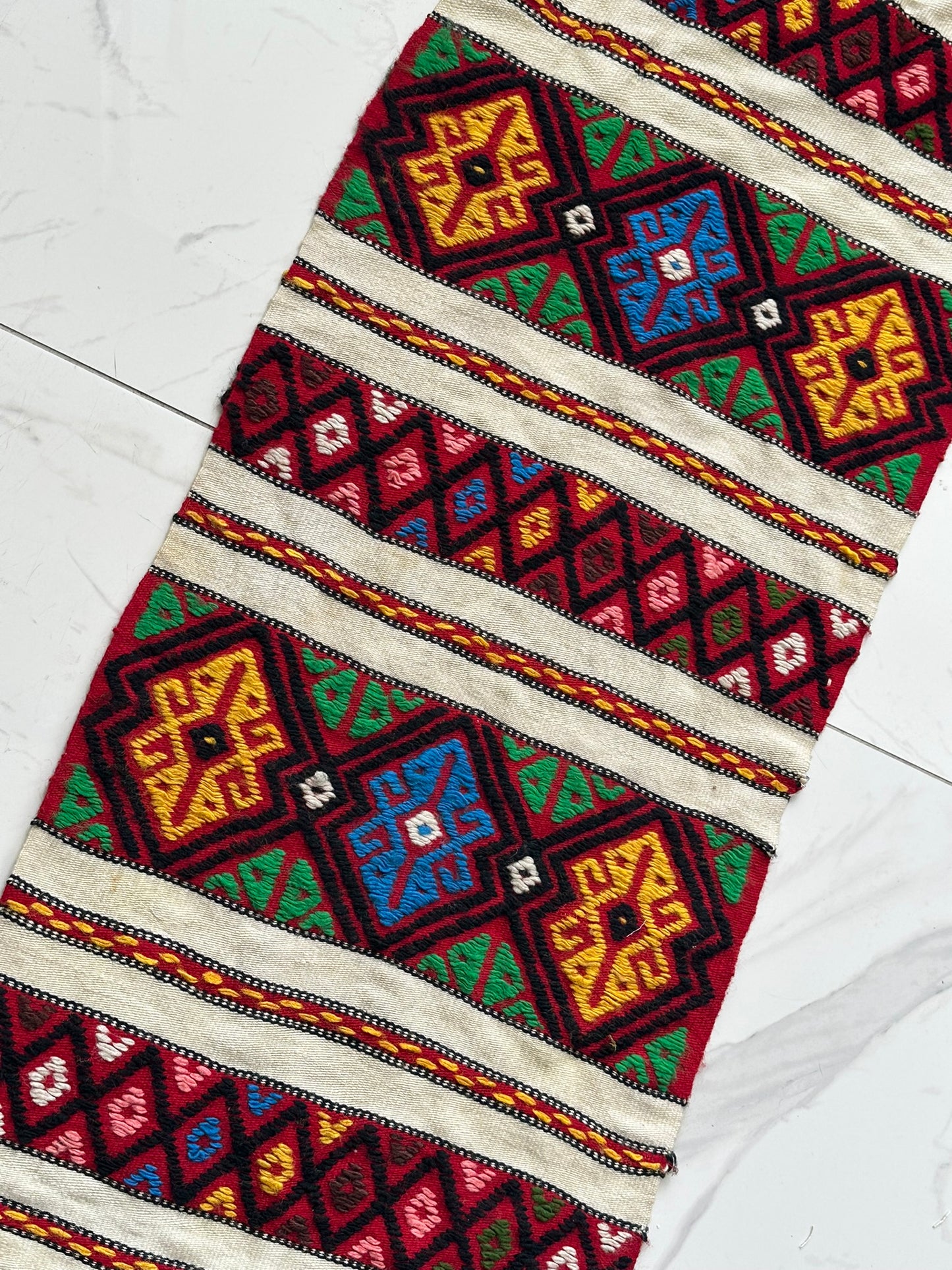 Orientteppich handgeknüpft Kelim 120x50 cm