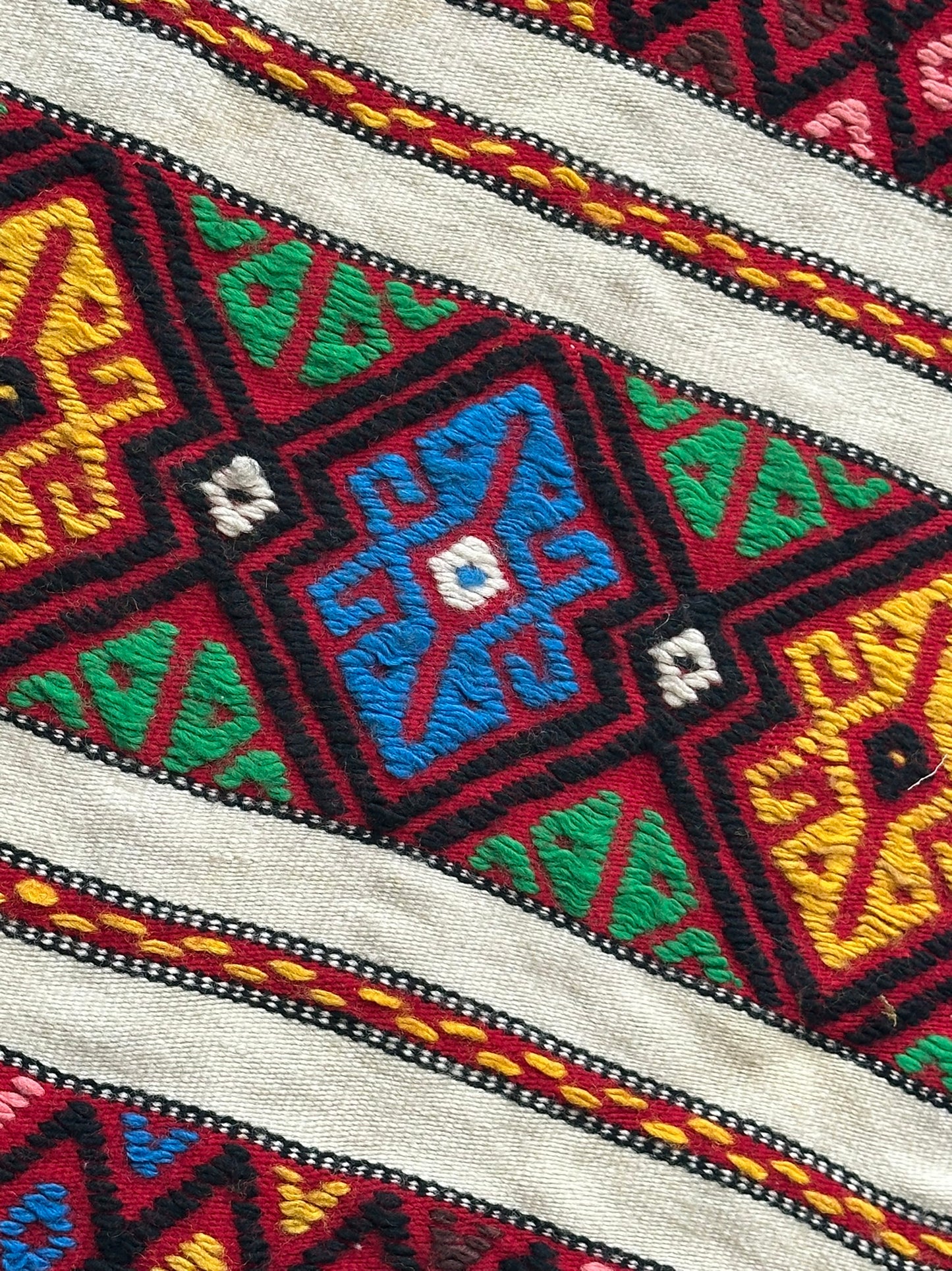 Orientteppich handgeknüpft Kelim 120x50 cm