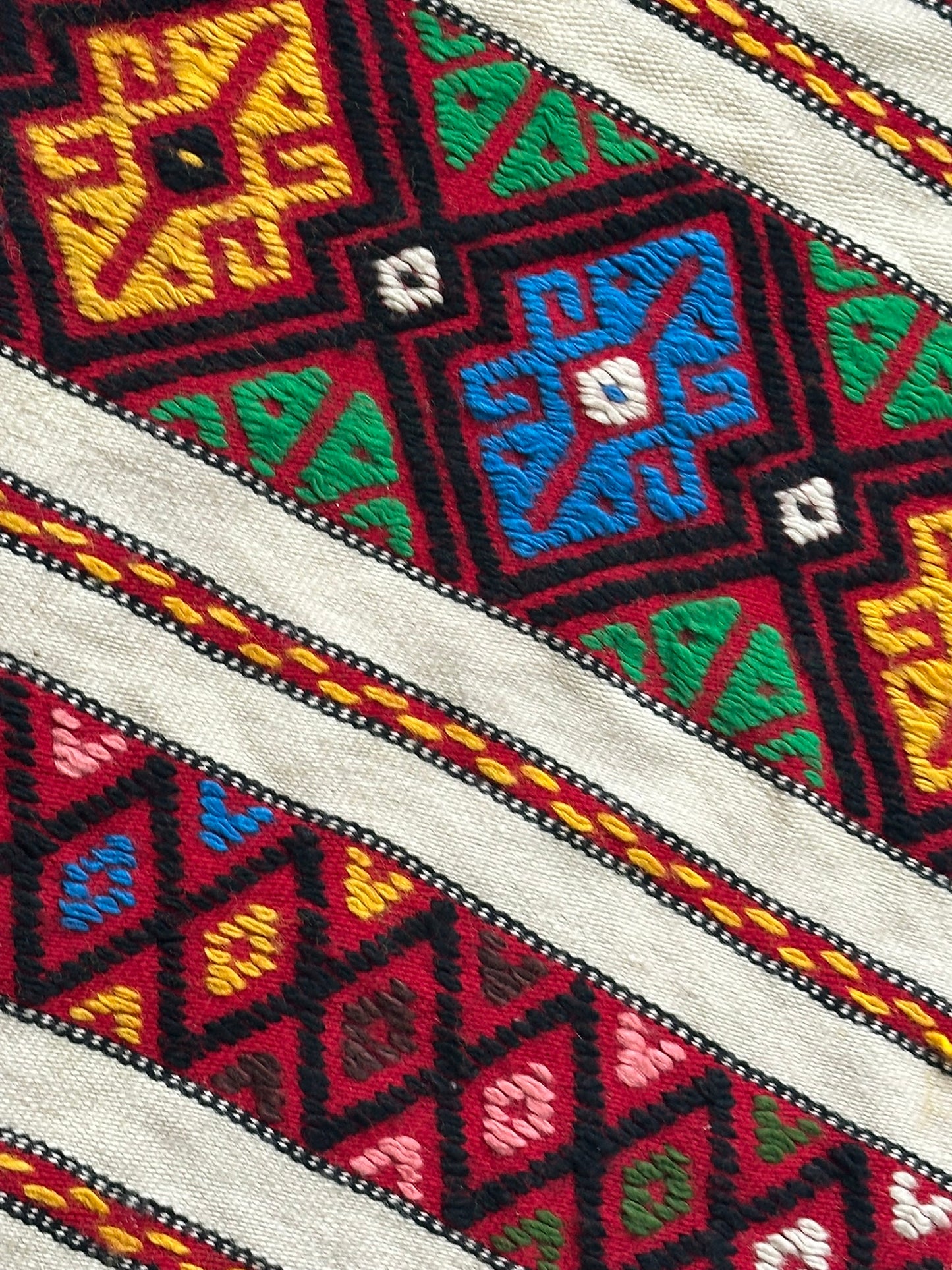 Orientteppich handgeknüpft Kelim 120x50 cm