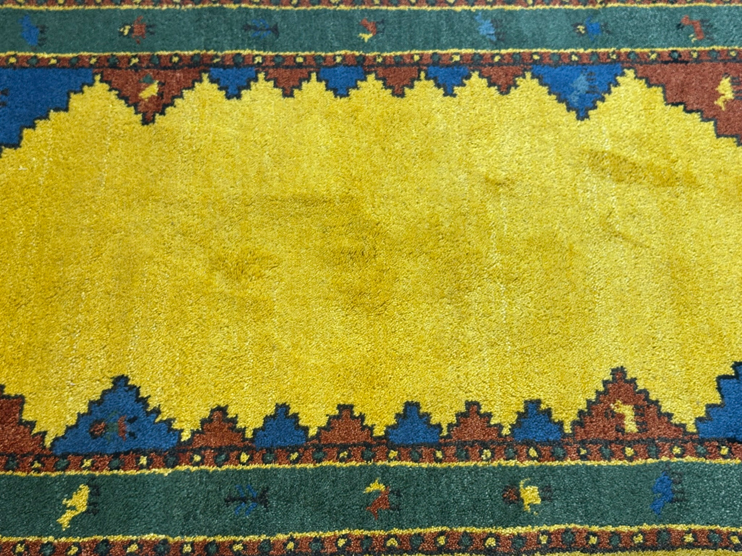 Gabbeh Orientteppich handgeknüpft Indian 155x96 cm