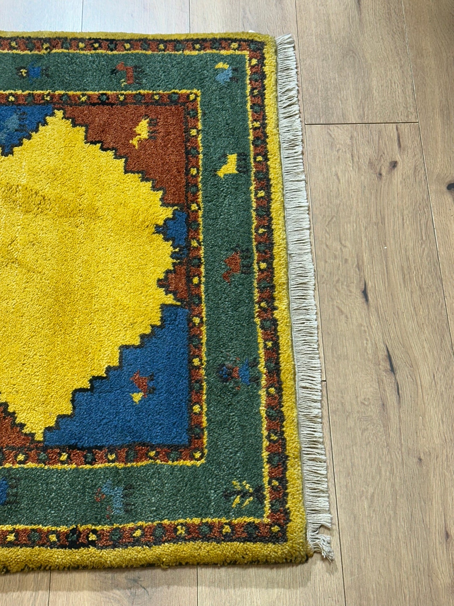 Gabbeh Orientteppich handgeknüpft Indian 155x96 cm