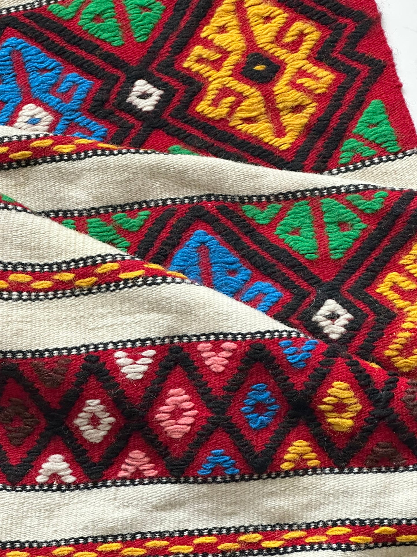 Orientteppich handgeknüpft Kelim 120x50 cm