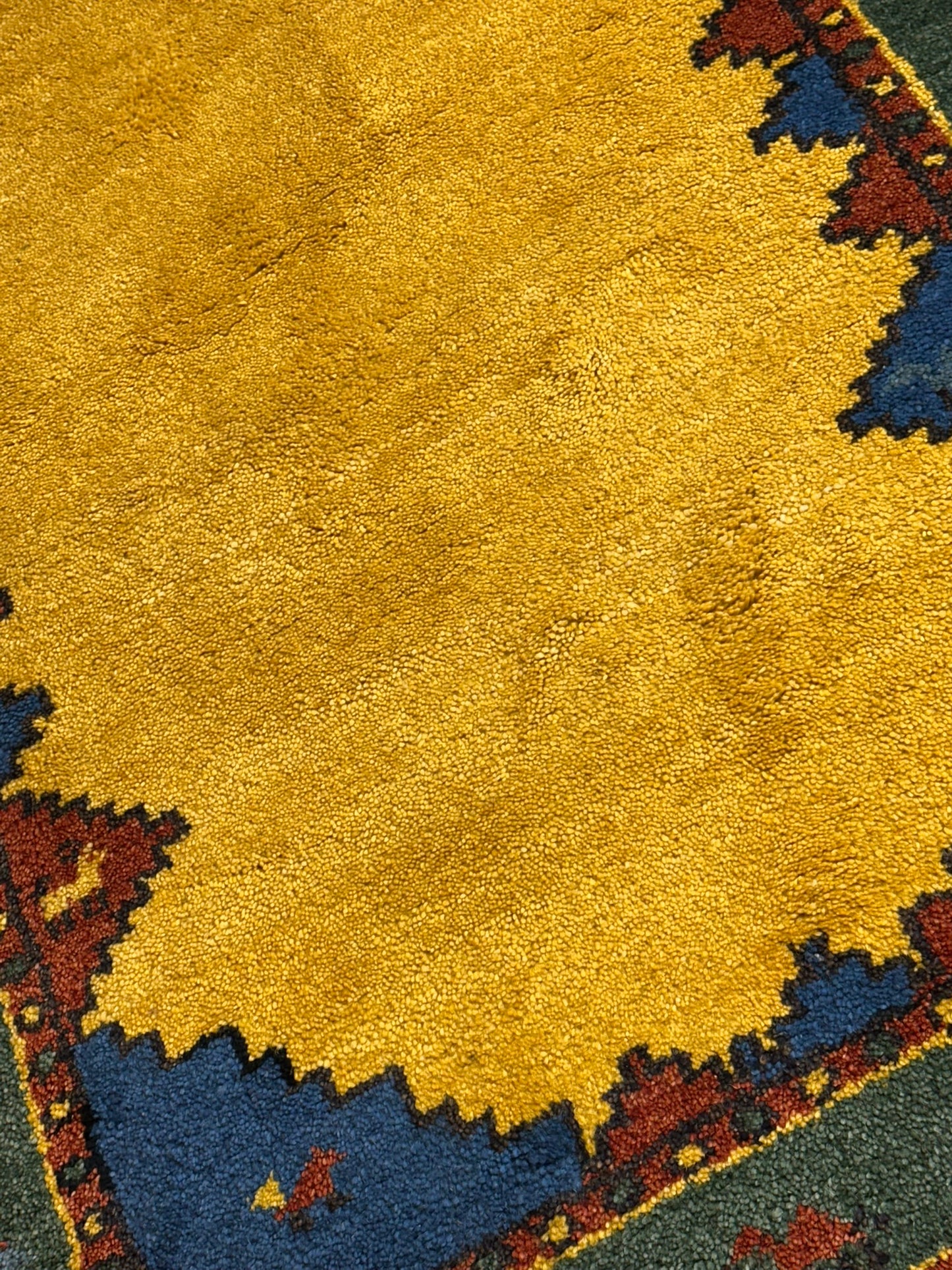 Gabbeh Orientteppich handgeknüpft Indian 155x96 cm