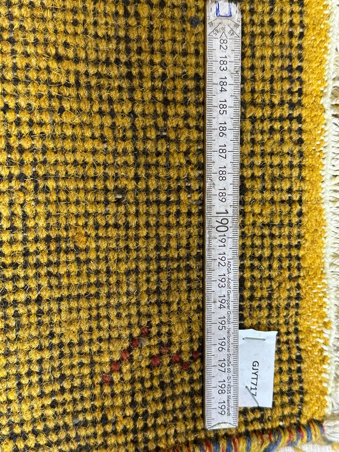 Gabbeh Orientteppich handgeknüpft Indian 160x92 cm