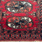 Orientteppich handgeknüpft Buchara Schurwolle 125x28 cm