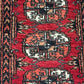 Orientteppich handgeknüpft Buchara Schurwolle 125x28 cm