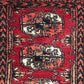Orientteppich handgeknüpft Buchara Schurwolle 125x28 cm