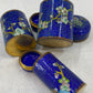 Set aus drei Antiken chinesischen Cloisonné Deckeldosen, Vorratsdosen