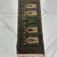 Orientteppich handgeknüpft 87x32 cm Buchara Schurwolle