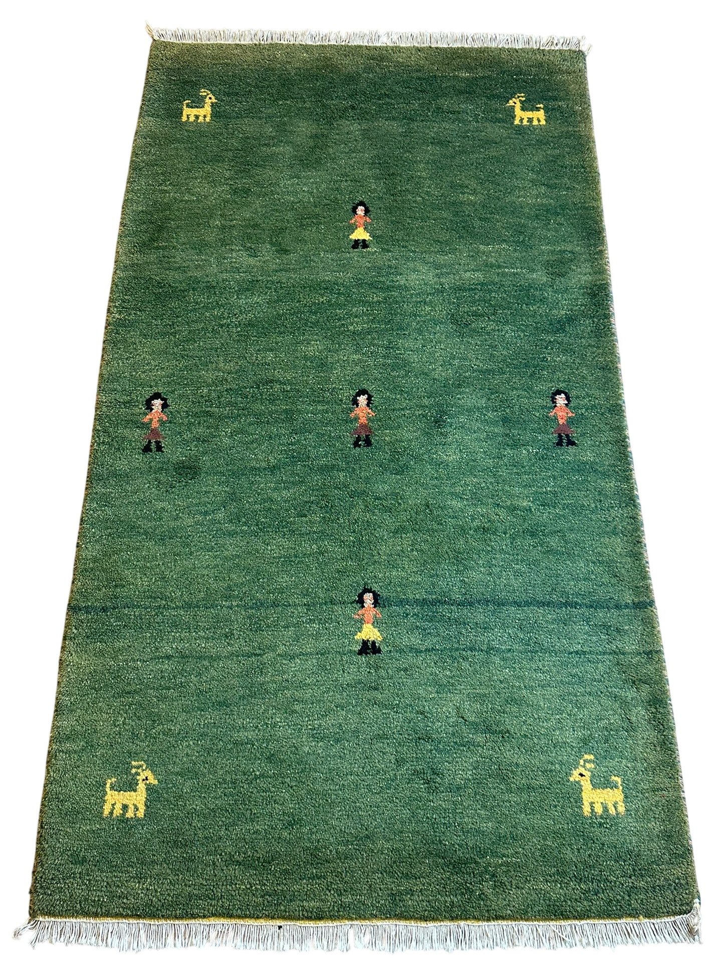 Orientteppich handgeknüpft Gabbeh 160x90 cm