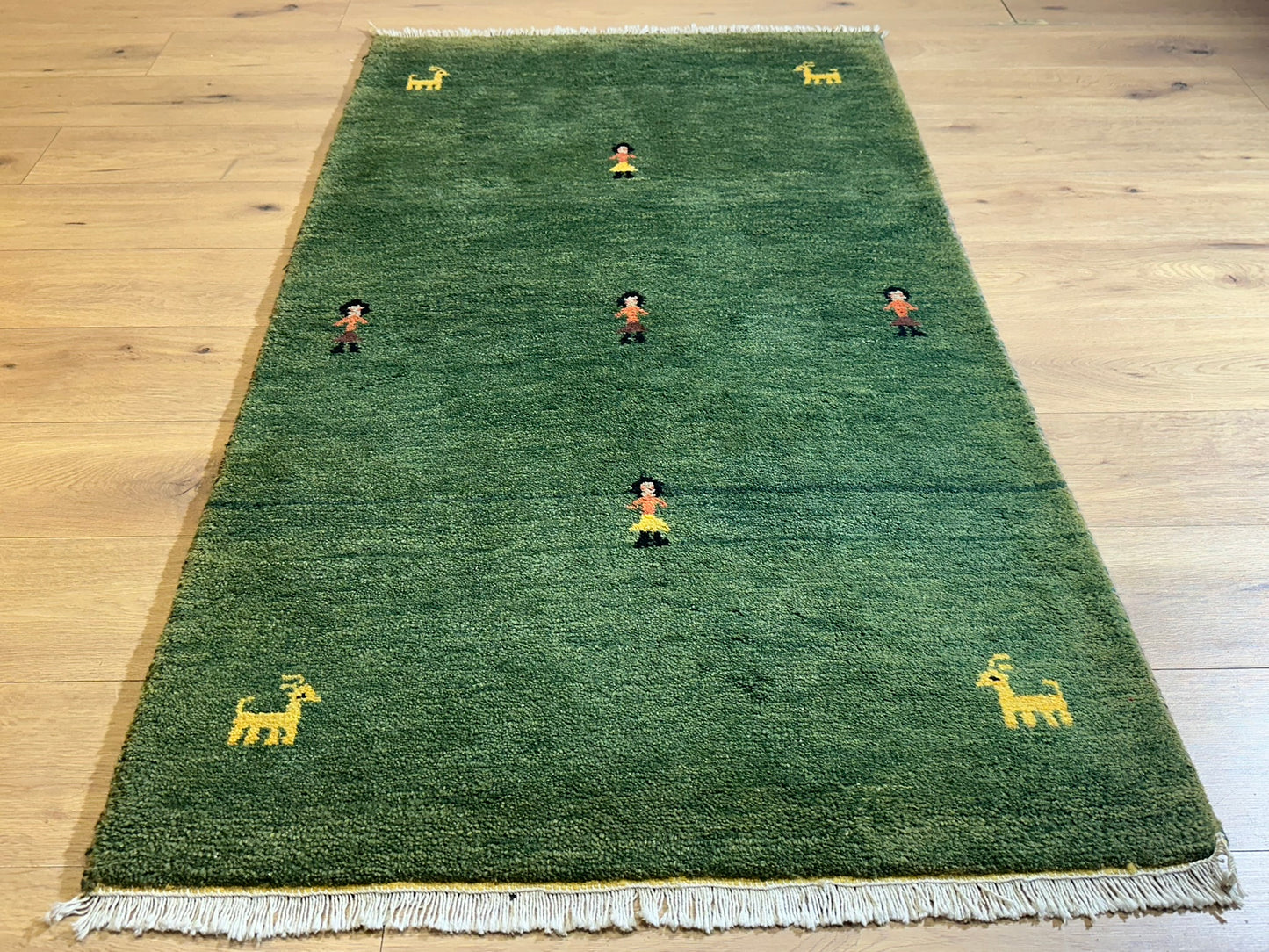 Orientteppich handgeknüpft Gabbeh 160x90 cm